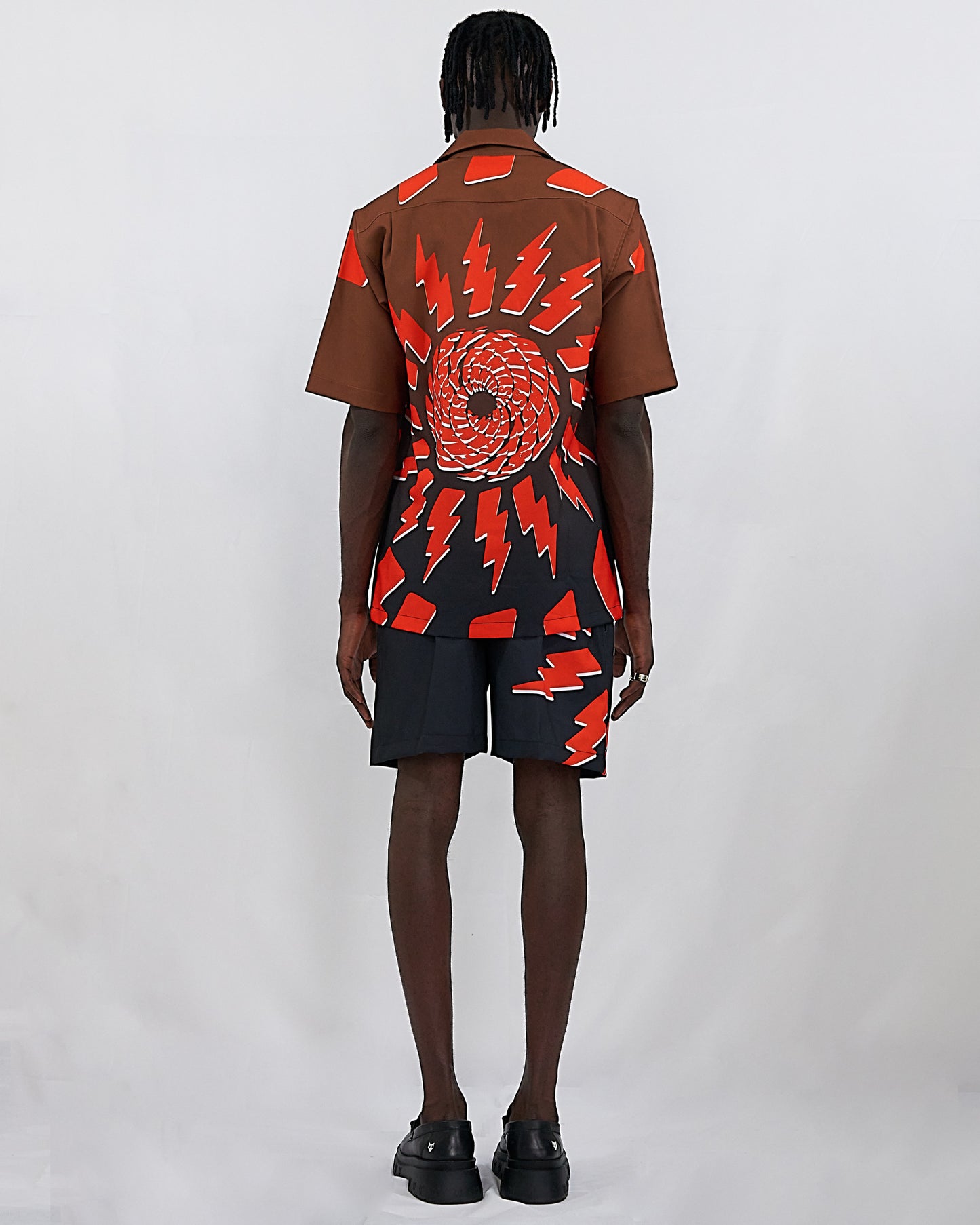 BROWN & ORANGE LIGHTNING